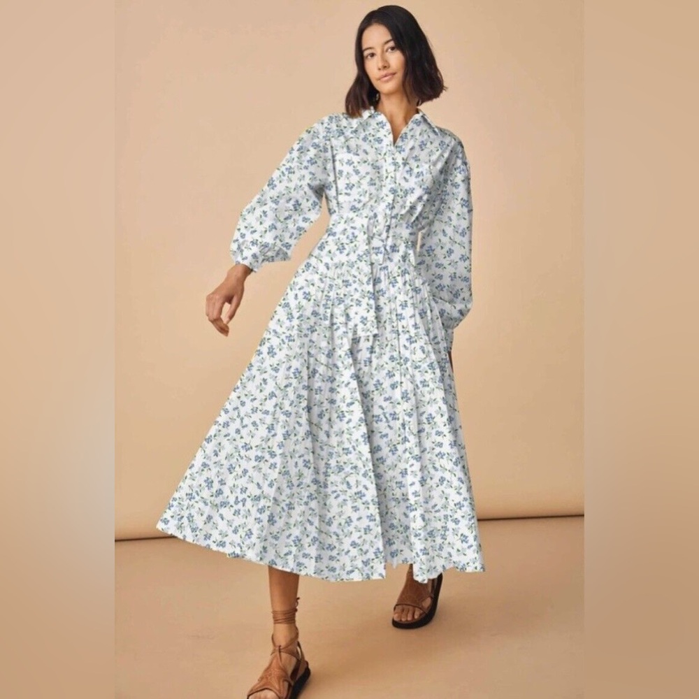 Hunter Bell Midi Floral Dress